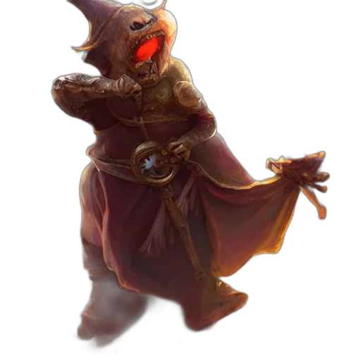 staff, mask, creature, concept art transparent PNG cut-out