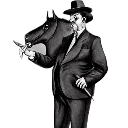 staff, animal, hat, cartoon transparent PNG cut-out
