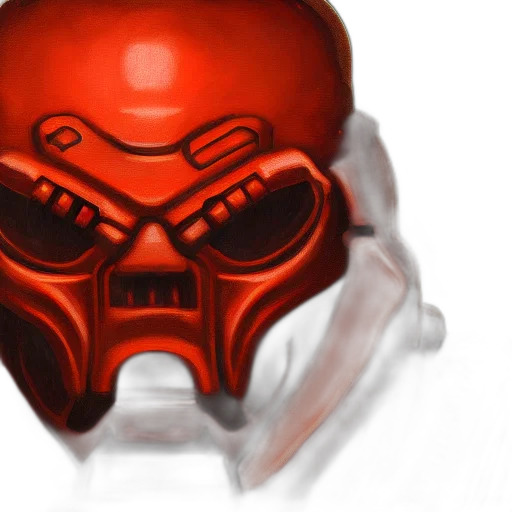 mask, face, robot, 3d render transparent PNG cut-out