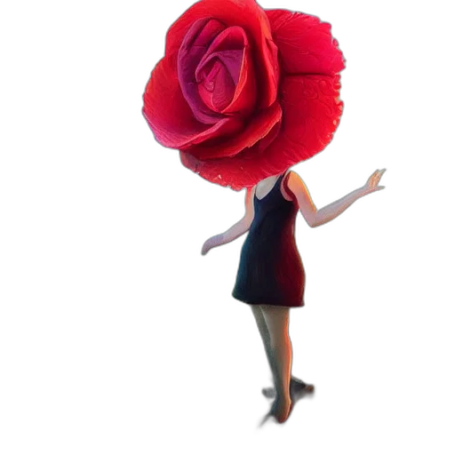 flower, dress, hat, crown transparent PNG cut-out