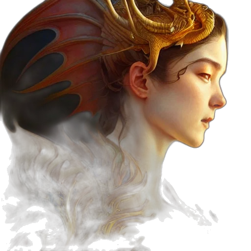 crown, mask, face, dragon transparent PNG cut-out