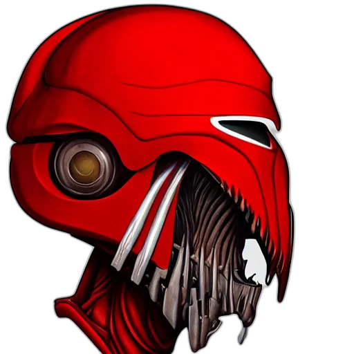 mask, face, robot, creature transparent PNG cut-out