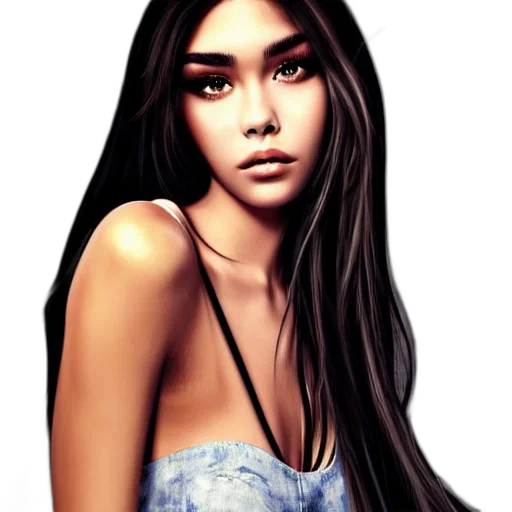 hair, photorealistic, fantasy art, cartoon transparent PNG cut-out