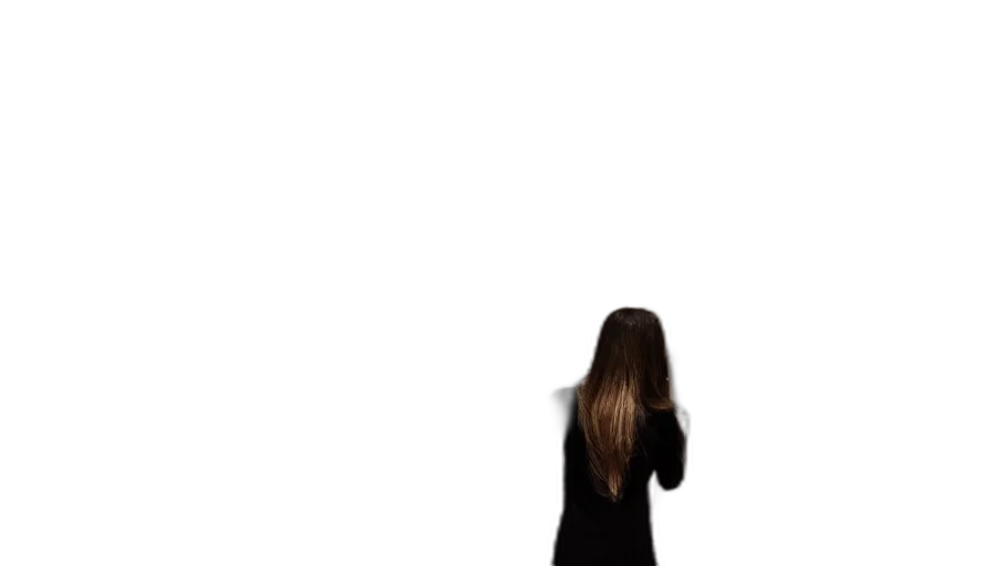 hair, dress, staff, jacket transparent PNG cut-out