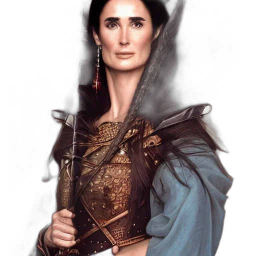 sword, staff, crown, fantasy art transparent PNG cut-out