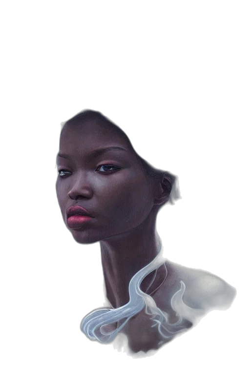 face, robot, dress, crown transparent PNG cut-out