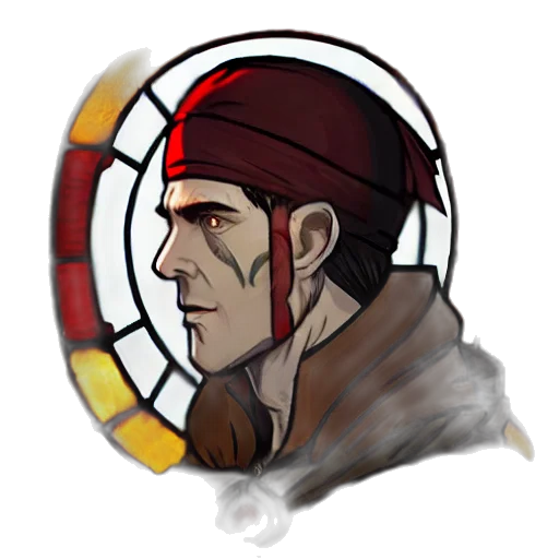 hat, face, concept art, pixel art transparent PNG cut-out