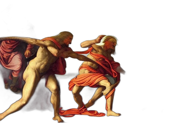 concept art, photorealistic, oil painting, fire transparent PNG cut-out
