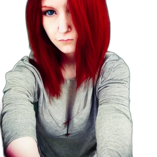 hair, face, staff, photorealistic transparent PNG cut-out