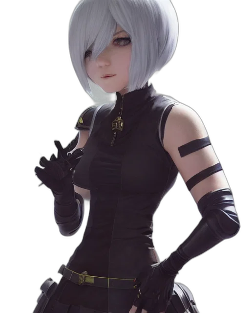 staff, weapon, jacket, robot transparent PNG cut-out