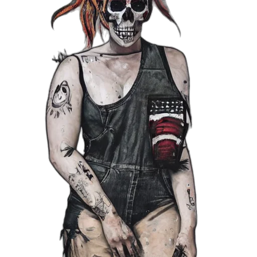 jacket, cyberpunk, concept art, comic book art transparent PNG cut-out