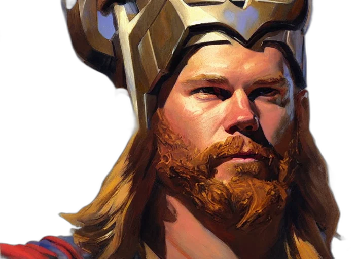crown, face, comic book art, fantasy art transparent PNG cut-out