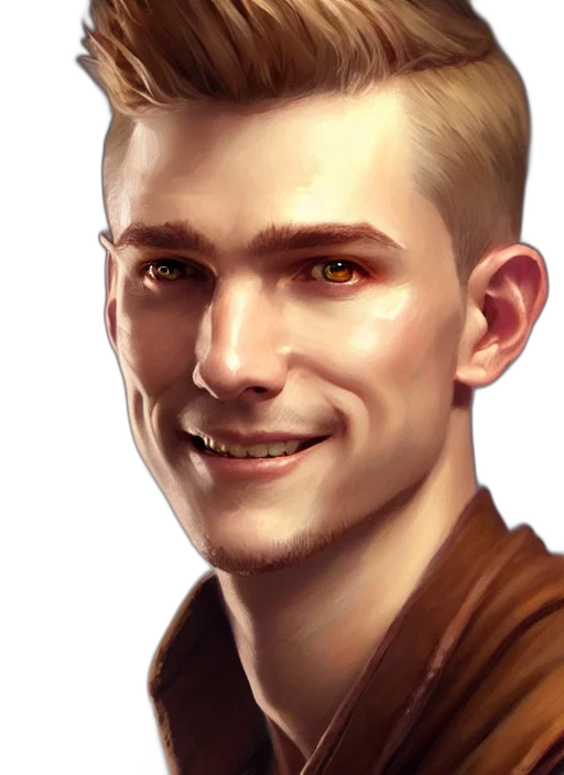 face, staff, jacket, photorealistic transparent PNG cut-out