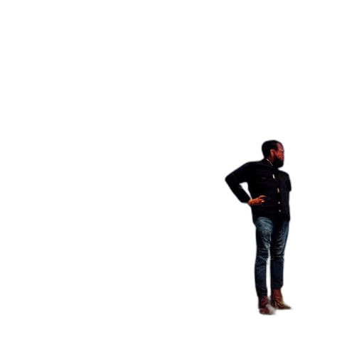 jacket, staff, robot, shoes transparent PNG cut-out