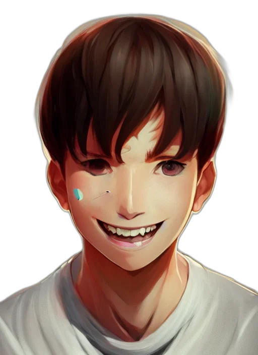 face, mask, creature, staff transparent PNG cut-out