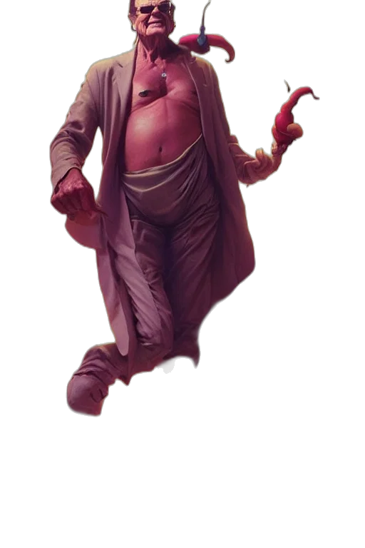 staff, creature, concept art, fantasy art transparent PNG cut-out