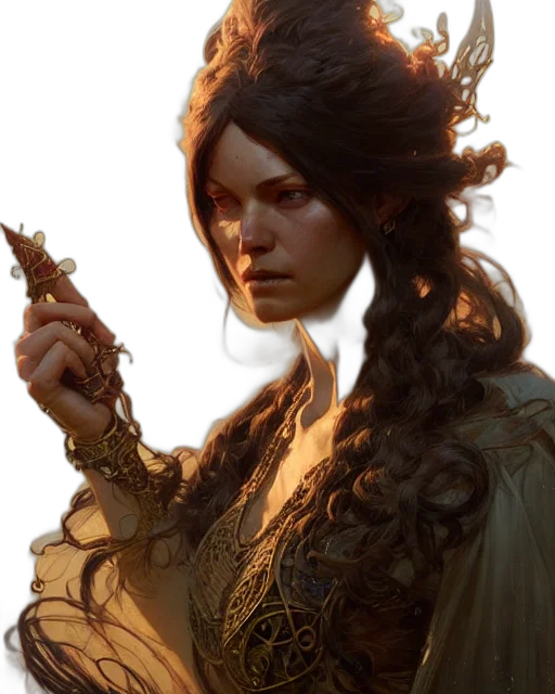 staff, crown, face, jewelry transparent PNG cut-out