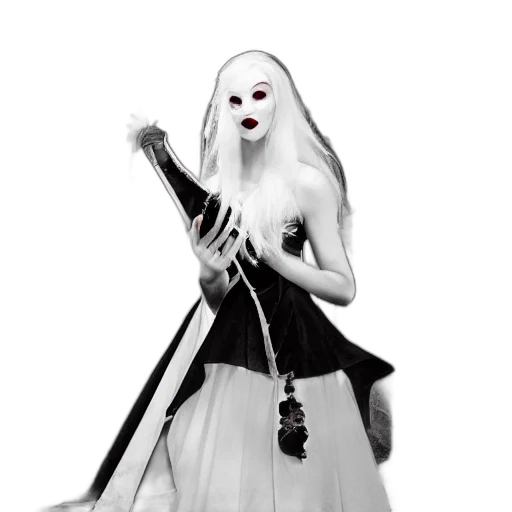 dress, staff, sword, concept art transparent PNG cut-out