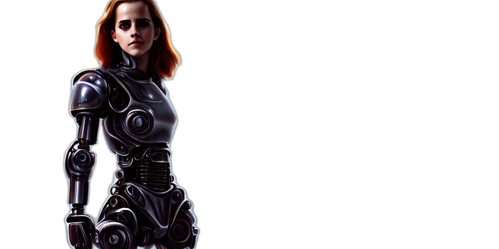 robot, concept art, comic book art, cyberpunk transparent PNG cut-out