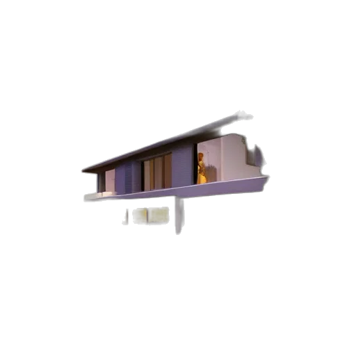 building, furniture, 3d render, concept art transparent PNG cut-out