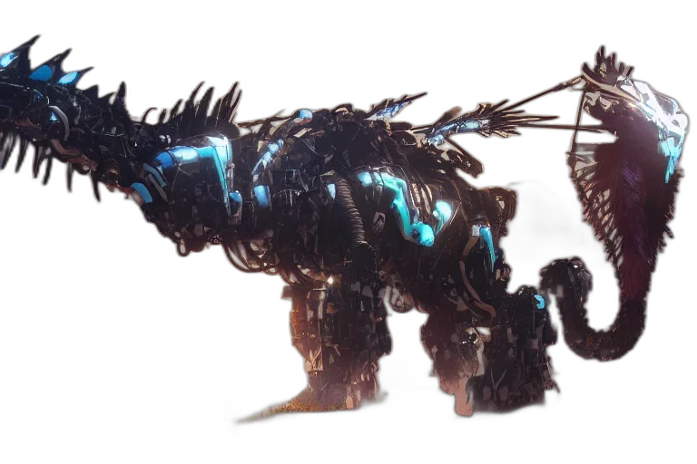 dragon, robot, animal, weapon transparent PNG cut-out