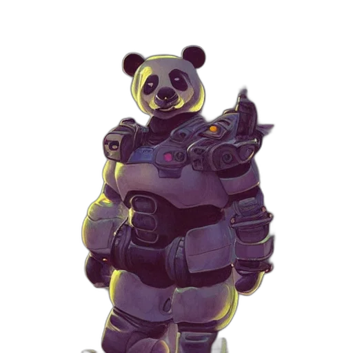 robot, staff, weapon, concept art transparent PNG cut-out