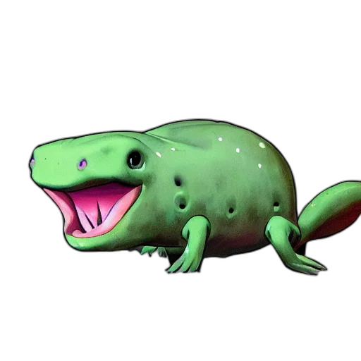 creature, animal, dragon, staff transparent PNG cut-out