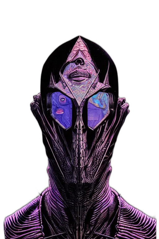 mask, face, robot, creature transparent PNG cut-out