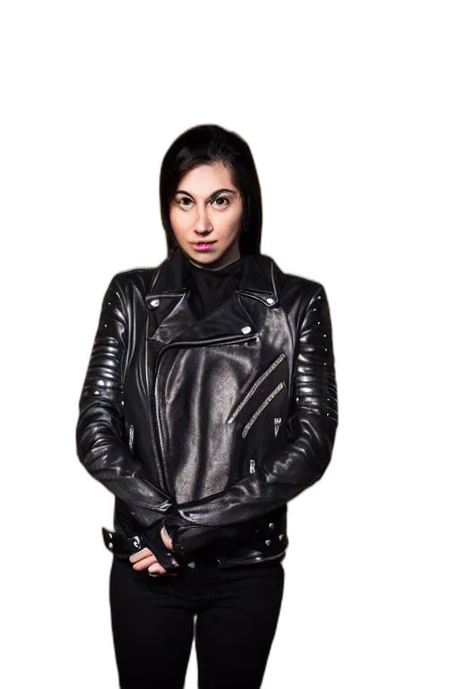 jacket, staff, face, weapon transparent PNG cut-out