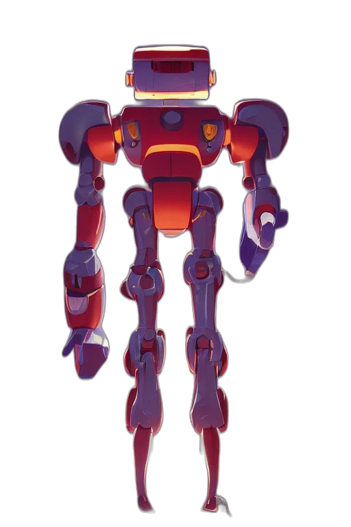 robot, weapon, concept art, 3d render transparent PNG cut-out