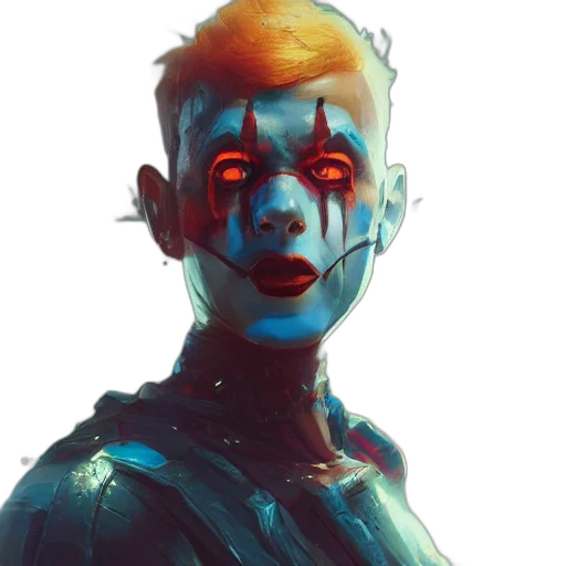 face, mask, robot, creature transparent PNG cut-out