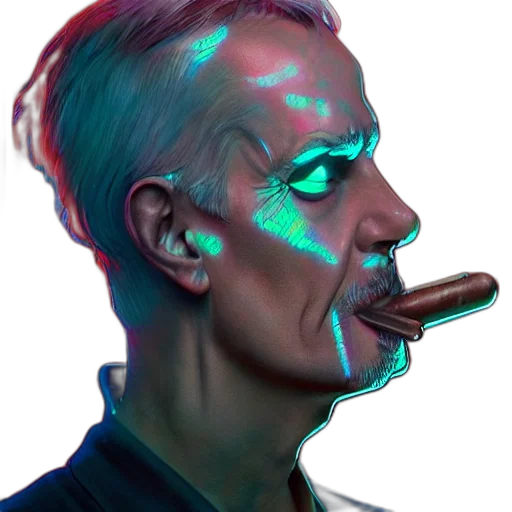 face, mask, staff, robot transparent PNG cut-out