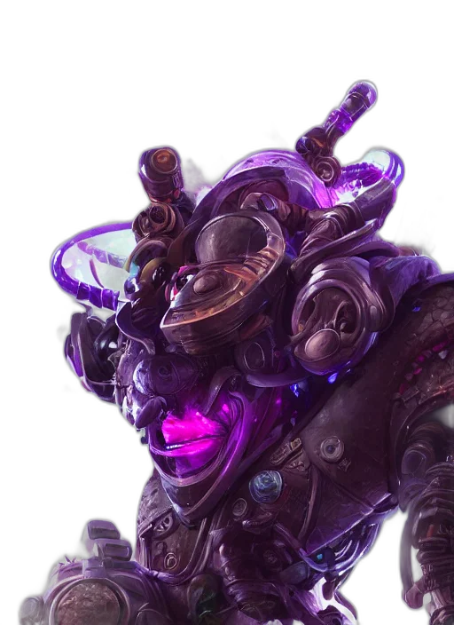 robot, mask, face, weapon transparent PNG cut-out