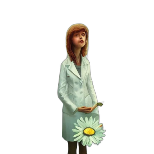staff, jacket, flower, umbrella transparent PNG cut-out