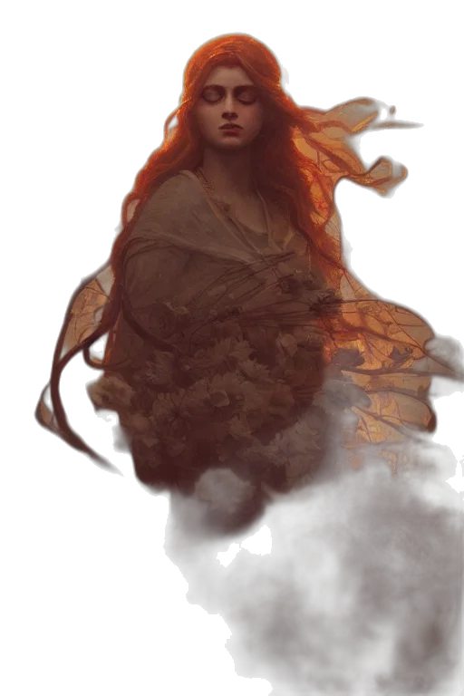 dragon, dress, creature, fantasy art transparent PNG cut-out