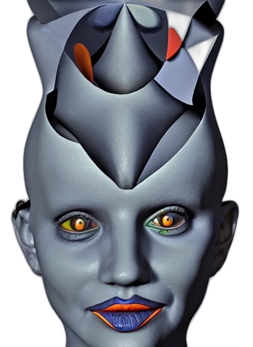 mask, face, robot, crown transparent PNG cut-out