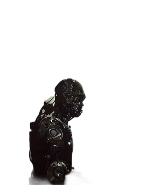 robot, mask, face, creature transparent PNG cut-out