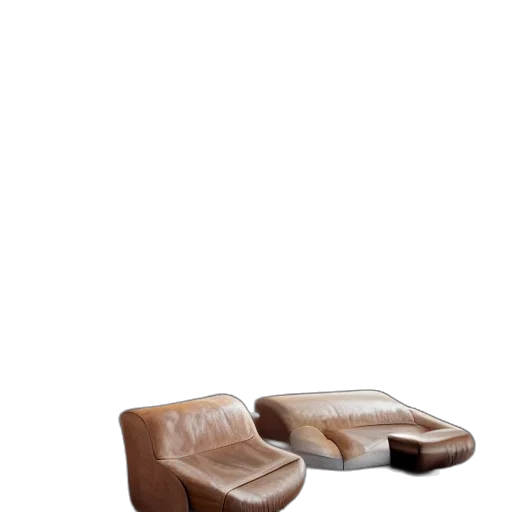 furniture, shoes, jacket, 3d render transparent PNG cut-out