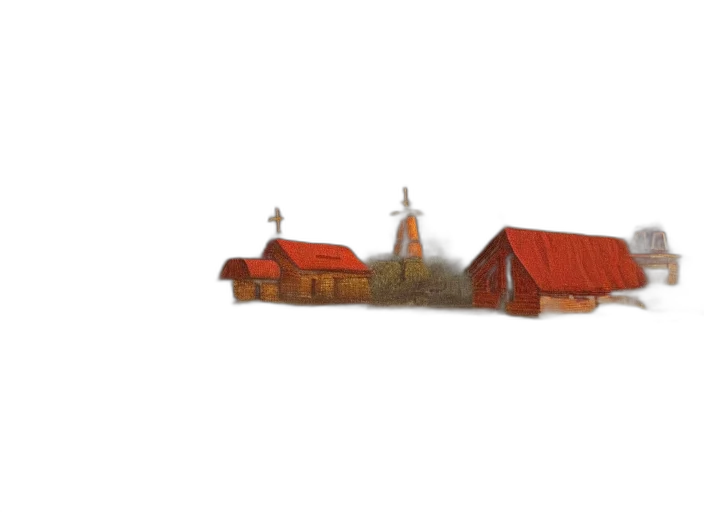 building, concept art, pixel art, 3d render transparent PNG cut-out