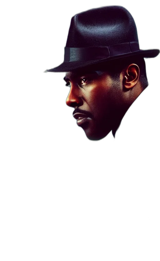 hat, face, photorealistic, concept art transparent PNG cut-out