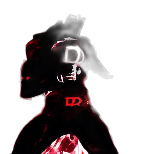 mask, dress, robot, 3d render transparent PNG cut-out