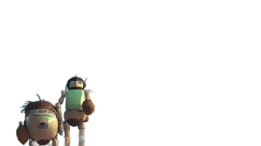 robot, staff, weapon, bottle transparent PNG cut-out