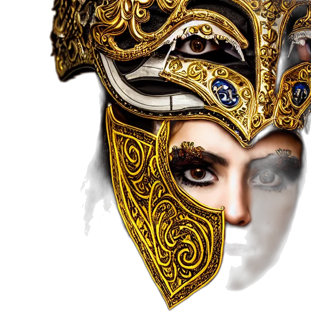 mask, crown, face, hat transparent PNG cut-out