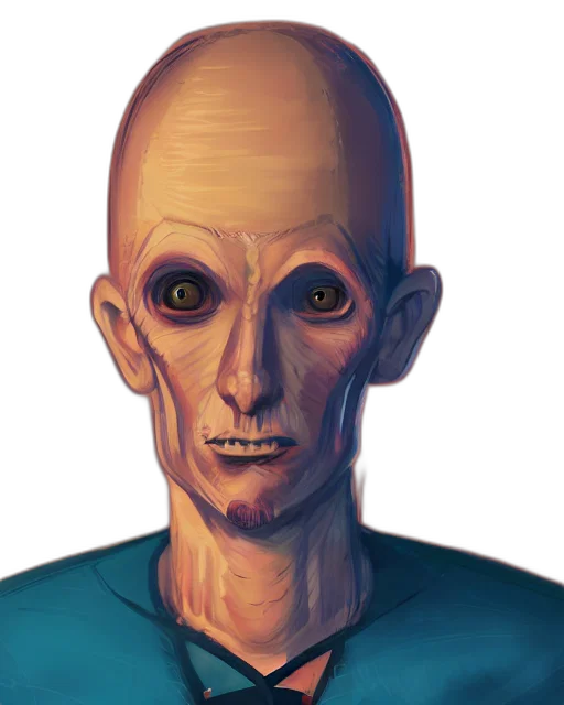 face, mask, robot, creature transparent PNG cut-out