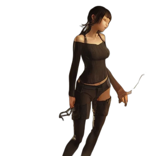 staff, weapon, dress, concept art transparent PNG cut-out