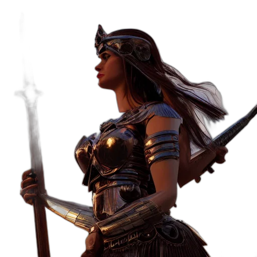 sword, weapon, staff, fantasy art transparent PNG cut-out