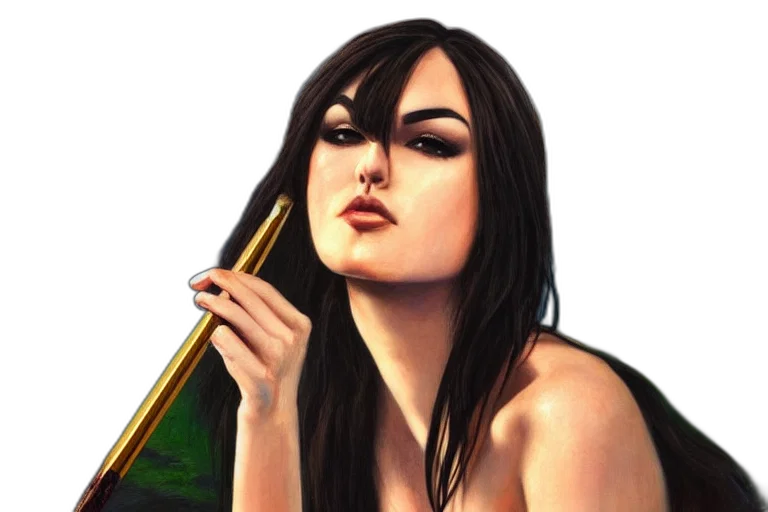 fantasy art, photorealistic, concept art, oil painting transparent PNG cut-out