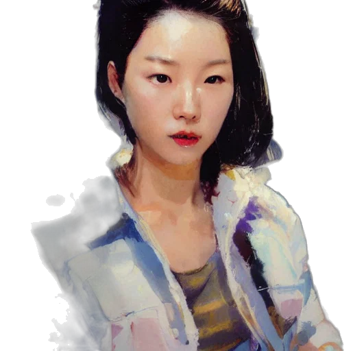 face, jacket, staff, photorealistic transparent PNG cut-out