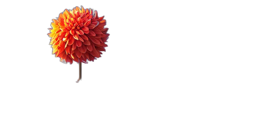 flower, umbrella, crown, staff transparent PNG cut-out