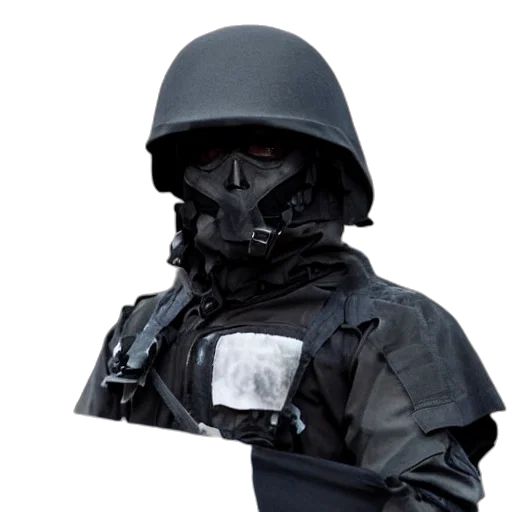 jacket, mask, staff, face transparent PNG cut-out